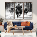 Buffalo Wall Art Canvas Print, Bison Family Wall Art Canvas by MyGreatCanvas | Canvas Wall Art Prints | Photo Prints & Wall Decor