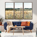 Wildflower Field Wall Art Canvas | Nature-Inspired Landscape