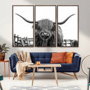 Longhorn Canvas Print, Bighorn Cow Wall Art Canvas Print by MyGreatCanvas | Canvas Wall Art Prints | Photo Prints & Wall Decor