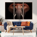 Wild Elephant Wall Art Canvas Print, Africa Savannah Wild by MyGreatCanvas | Canvas Wall Art Prints | Photo Prints & Wall Decor