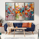 Abstract Butterfly Wall Art Canvas Print