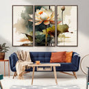 Lotus Flower Watercolor Canvas Print – A Symbol of Serenity by MyGreatCanvas | Canvas Wall Art Prints | Photo Prints & Wall Decor