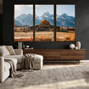 Vintage Old Barn Field Wall Art Canvas Print for Farmhouse by MyGreatCanvas | Canvas Wall Art Prints | Photo Prints & Wall Decor