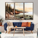 Serene Coastal View of Acadia National Park Wall Art -