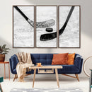 Winter Ice Hockey Sport Canvas Wall Art Print - Hockey Wall by MyGreatCanvas | Canvas Wall Art Prints | Photo Prints & Wall Decor