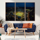 Michigan Stadium Night Game Wall Art – Sports Arena Aerial by MyGreatCanvas | Canvas Wall Art Prints | Photo Prints & Wall Decor