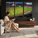 Angel Stadium Aerial Canvas Print – Los Angeles Angels