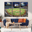 Citi Field Wall Art Print | 3-Panel New York Mets Baseball by MyGreatCanvas | Canvas Wall Art Prints | Photo Prints & Wall Decor