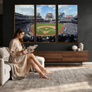 New York Mets Baseball Team Print - Citi Field Stadium Wall