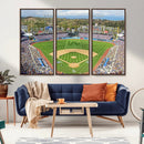 Citi Field Wall Art Print | 3-Panel New York Mets Baseball