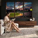 Fenway Park Wall Art Canvas Print | Large Baseball Stadium