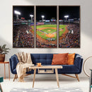 Fenway Park Wall Art Canvas Print | Large Baseball Stadium