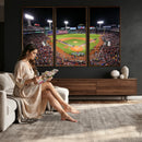 Fenway Park Wall Art Canvas Print | Large Baseball Stadium