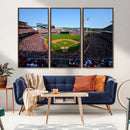 Cincinnati Reds Baseball Canvas Print - American Ball