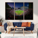 Houston Astros Baseball Print Canvas - Houston Minute Maid