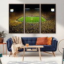 Stadium in Michigan Wall Art Canvas Print, Framed American