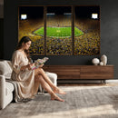 Stadium in Michigan Wall Art Canvas Print, Framed American