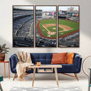 New York Yankees Baseball Team Print - Yankee Stadium Wall