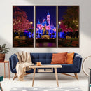 Castle Large Wall Art Disney Magic Kingdom Kids Room Decor -
