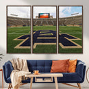 Football Stadium Wall Art – Framed Sports Field Canvas by MyGreatCanvas | Canvas Wall Art Prints | Photo Prints & Wall Decor