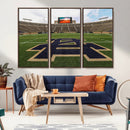Notre Dame Stadium Giclee Canvas Print | Triptych Wall Art