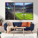 Tottenham Hotspur Stadium Canvas Print, Match Day Triple