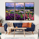 Wildflower Canvas Print – Blooming Floral Meadows with