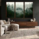 Foggy Forest Wall Art – Tranquil Green Woodland Canvas by MyGreatCanvas | Canvas Wall Art Prints | Photo Prints & Wall Decor