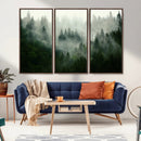 Misty Forest Wall Art – Tranquil Green Woodland Canvas by MyGreatCanvas | Canvas Wall Art Prints | Photo Prints & Wall Decor