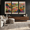 Framed Yayoi Kusama 1986 Wall Art Print – Japanese Wall Art