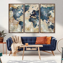 World Map Canvas Print – Framed Wall Art for Couples, by MyGreatCanvas | Canvas Wall Art Prints | Photo Prints & Wall Decor