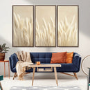 Grass Wall Art Print - Elegant Neutral Decor for Living