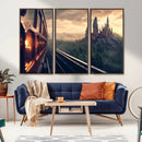 Harry Castle Wall Art Canvas Print, Wizard School Wall Art