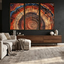 Abstract Tree Ring Art, Colorful Tree Ring Wall Decor, by MyGreatCanvas | Canvas Wall Art Prints | Photo Prints & Wall Decor