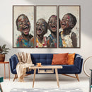 Shai Yossef Print - Joyful Childhood Canvas Wall Art -