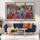 Yayoi Kusama Wall Art Canvas Print, Abstract Art, Large