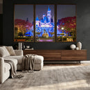 Disney Castle Wall Art Canvas Print – Magical Fairytale