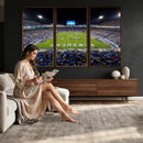 Kroger Field Canvas Wall Art - Kentucky Stadium Wall Art