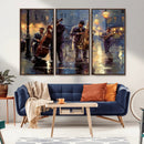 Afro Abstract Jazz Music Wall Art Canvas Print – Colorful by MyGreatCanvas | Canvas Wall Art Prints | Photo Prints & Wall Decor