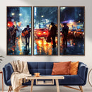 African American Jazz Canvas Wall Art Print – Abstract Music