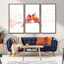 Cardinal Bird Canvas Wall Art - Male and Female Cardinal by MyGreatCanvas | Canvas Wall Art Prints | Photo Prints & Wall Decor