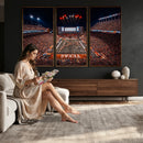 Texas Stadium Night Game Wall Art Canvas Print – Vibrant