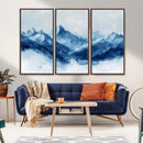 Blue Mountains Wall Art – Framed Snowy Range Canvas Artwork, by MyGreatCanvas | Canvas Wall Art Prints | Photo Prints & Wall Decor
