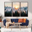 Abstract Forest Wall Art - Serene Nature Canvas Print with by MyGreatCanvas | Canvas Wall Art Prints | Photo Prints & Wall Decor