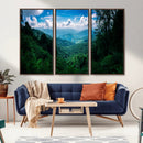 Tropical Jungle Wall Art Canvas Print – Framed Lush Valley by MyGreatCanvas | Canvas Wall Art Prints | Photo Prints & Wall Decor
