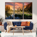 Yosemite Valley Wall Art, El Capitan Sunset Canvas Print, by MyGreatCanvas | Canvas Wall Art Prints | Photo Prints & Wall Decor