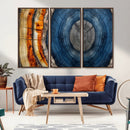 Abstract Tree Rings Wall Art Canvas Print – Modern Wood by MyGreatCanvas | Canvas Wall Art Prints | Photo Prints & Wall Decor