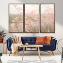 Pastel Grasses Wall Art Canvas Print – Framed Soft Meadow