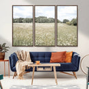 Charming Daisy Field Wall Art Canvas Print – Framed Pastel by MyGreatCanvas | Canvas Wall Art Prints | Photo Prints & Wall Decor