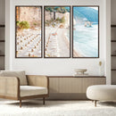 Beach Wall Art Canvas Print – Framed Coastal Seascape Summer
